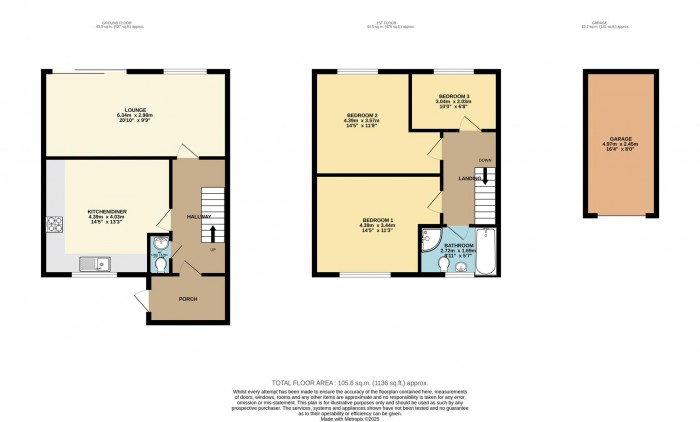 Floorplan for Tithelands, Harlow