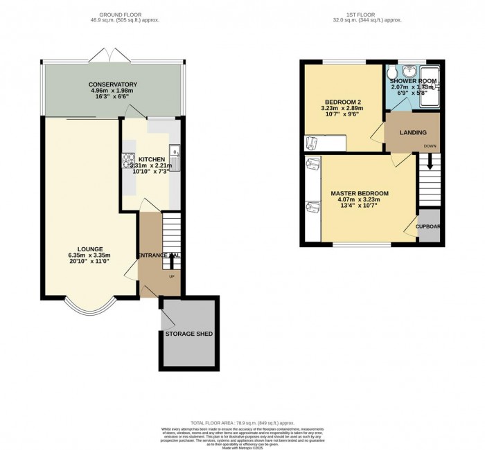 Floorplan for North Grove, Harlow