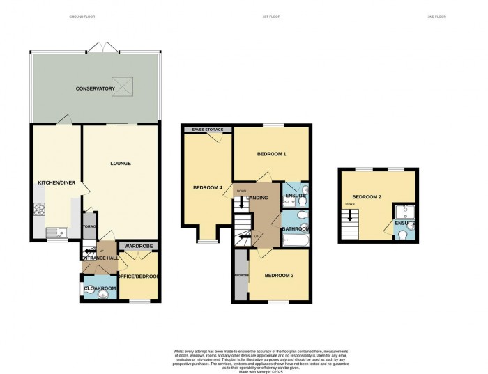 Floorplan for Bentley Drive, Church Langley