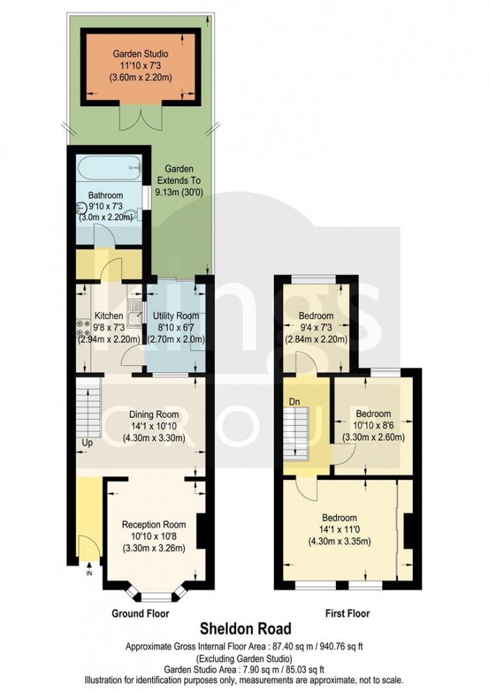 Floorplan for Sheldon Road, Edmonton, N18