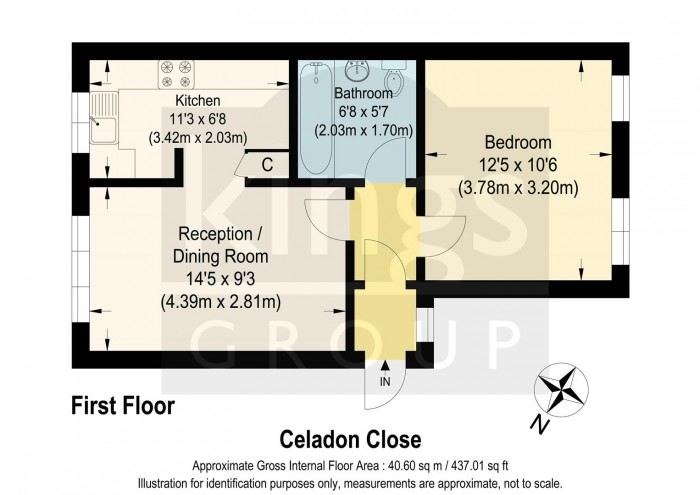 Floorplan for Celadon Close, Enfield