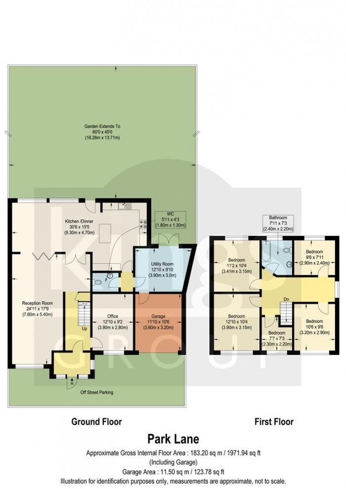Floorplan for Park Lane, Cheshunt, Herts