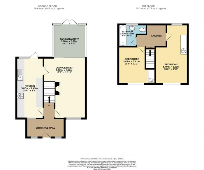 Floorplan for Abbotsweld, Harlow