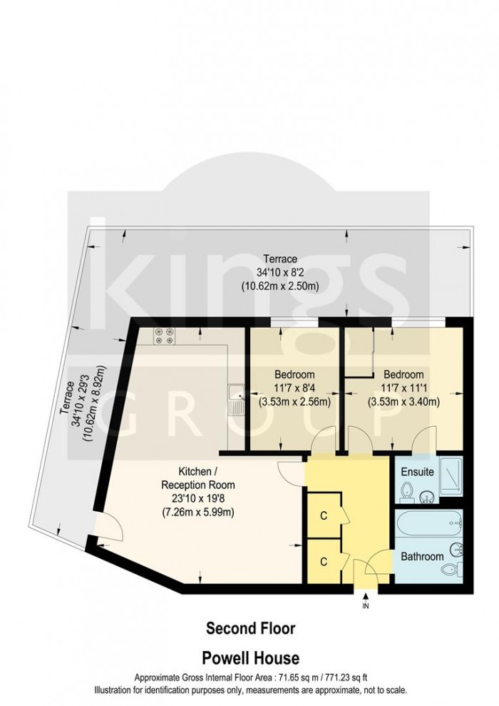 Floorplan for Dunstan Mews, Enfield