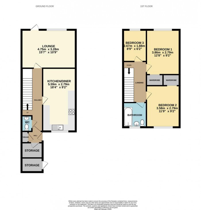 Floorplan for Juniper Close, Broxbourne