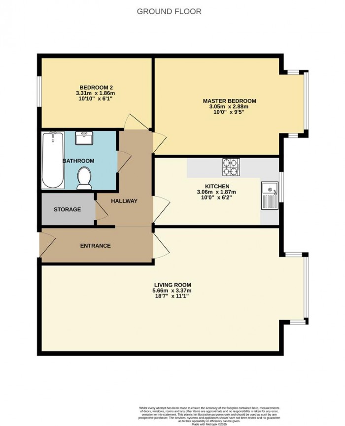 Floorplan for Northumberland Park., London