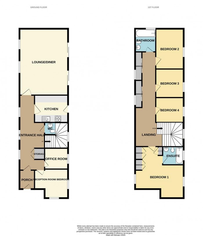 Floorplan for Albertine Street, Newhall, Harlow