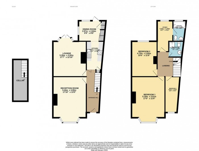 Floorplan for West Avenue Road, Walthamstow