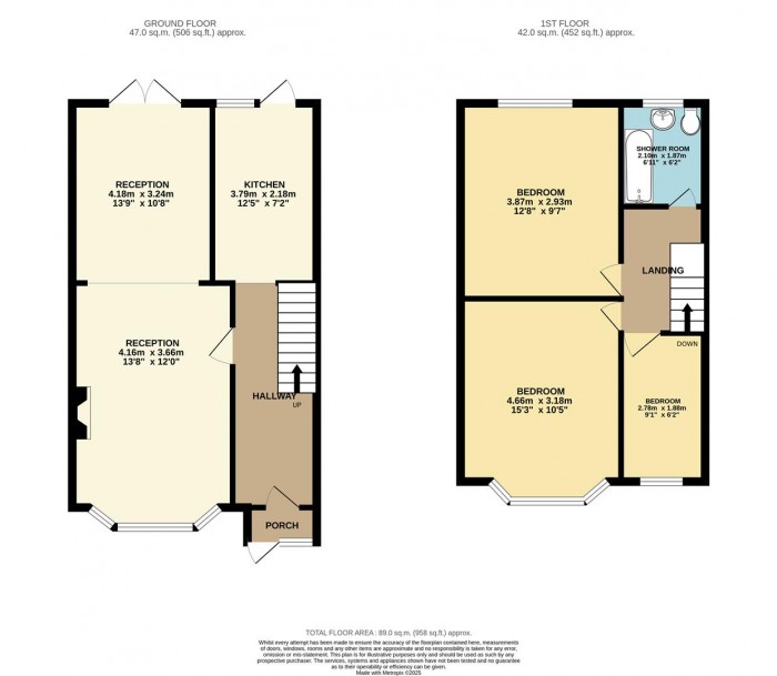 Floorplan for Whalebone Lane North, Romford