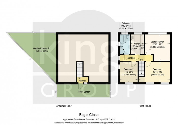 Floorplan for Eagle Close, Enfield