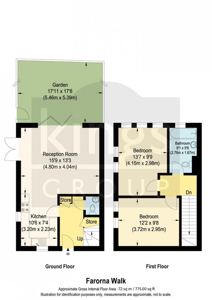 Floorplan for Farorna Walk, Enfield
