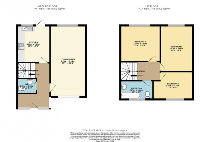 Floorplan for Spruce Hill, Harlow