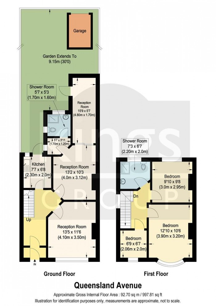 Floorplan for Queensland Avenue, Edmonton, N18