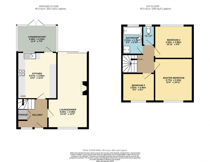 Floorplan for The Hornbeams, Harlow