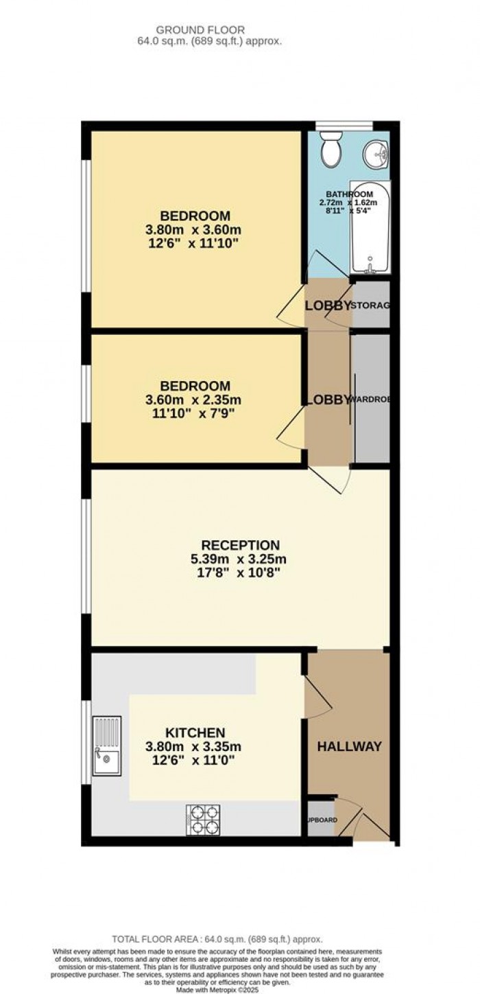Floorplan for Garner Road, London