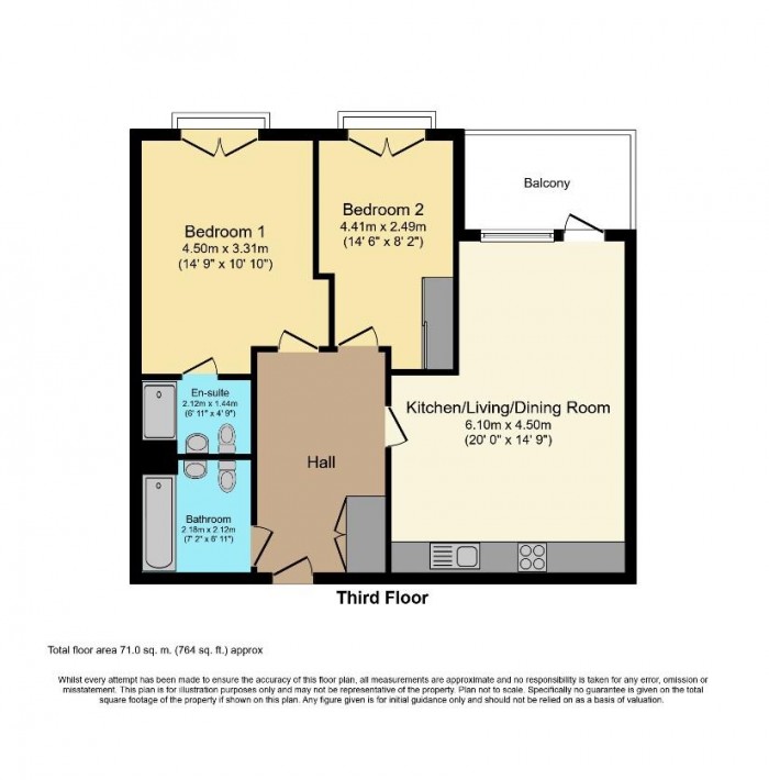 Floorplan for Prowse Court, Edmonton, N18