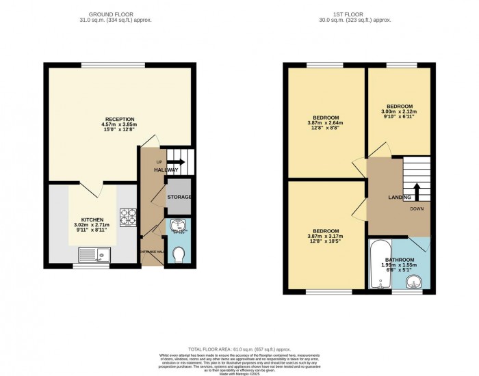 Floorplan for Newington Green Road, London