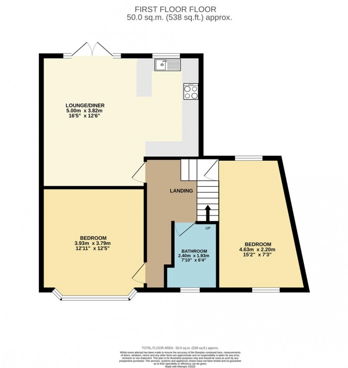 Floorplan for Woodlands Gardens, E17 3PS