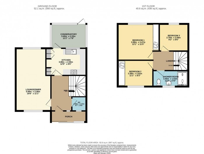Floorplan for Rectory Wood, Harlow