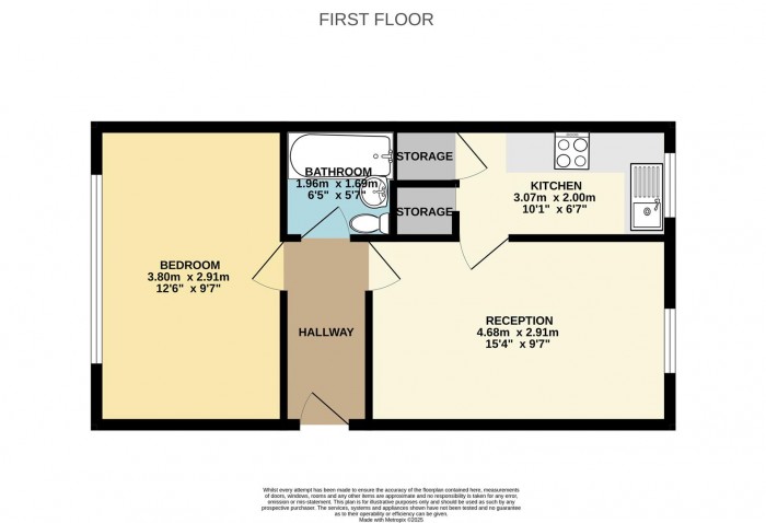 Floorplan for Liden Close, London