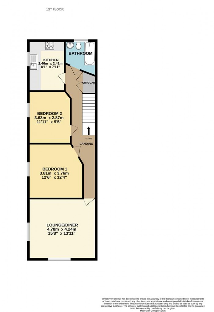 Floorplan for Church Lane, Cheshunt, Waltham Cros