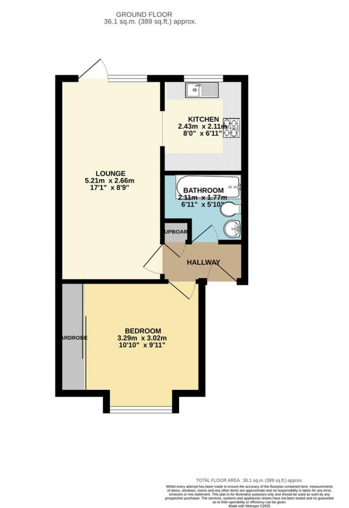 Floorplan for Regency Court, Harlow