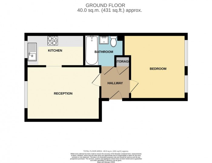 Floorplan for Dundas Mews, Enfield