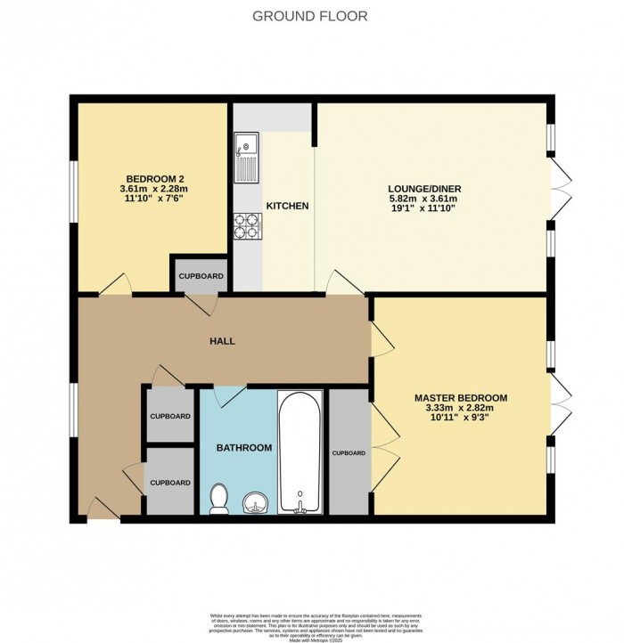 Floorplan for The Cedars, Broxbourne