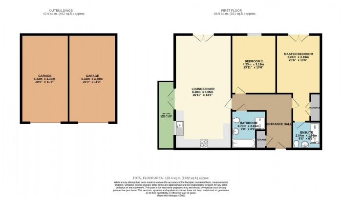Floorplan for Turvin Crescent, Gilston, Harlow