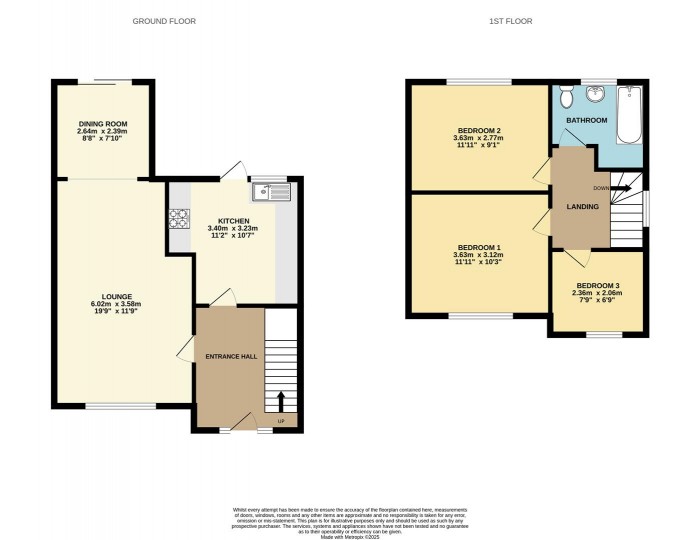 Floorplan for Eastfield Road, Waltham Cross, Herts, EN8