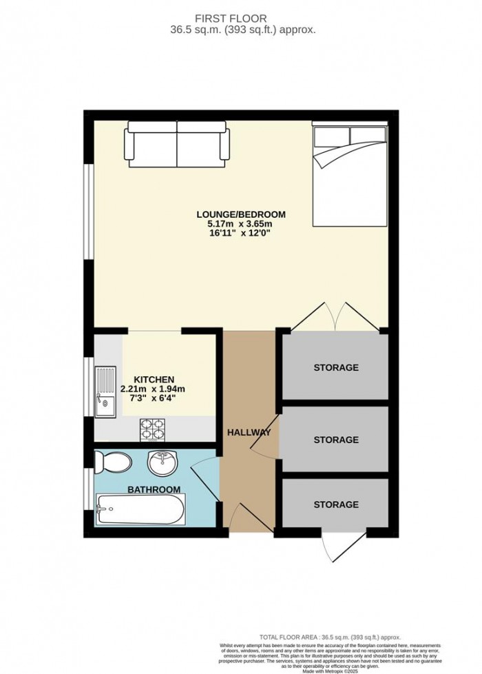 Floorplan for Five Acres, Harlow