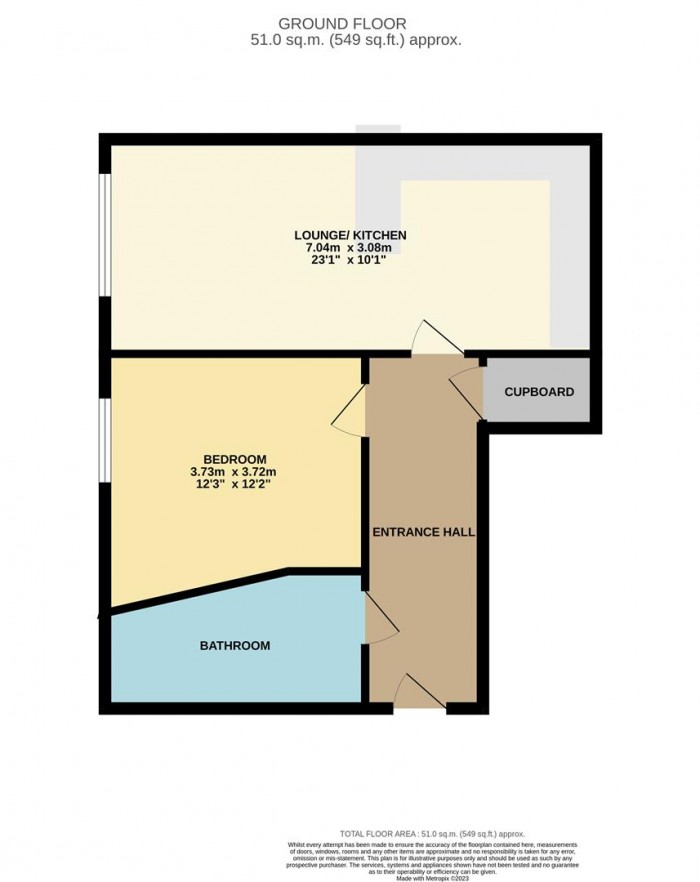 Floorplan for White Hart Court High Street Waltham Cross