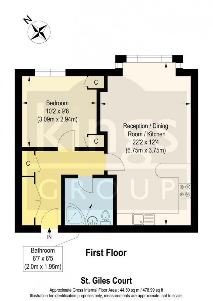 Floorplan for Bullsmoor Lane, Enfield