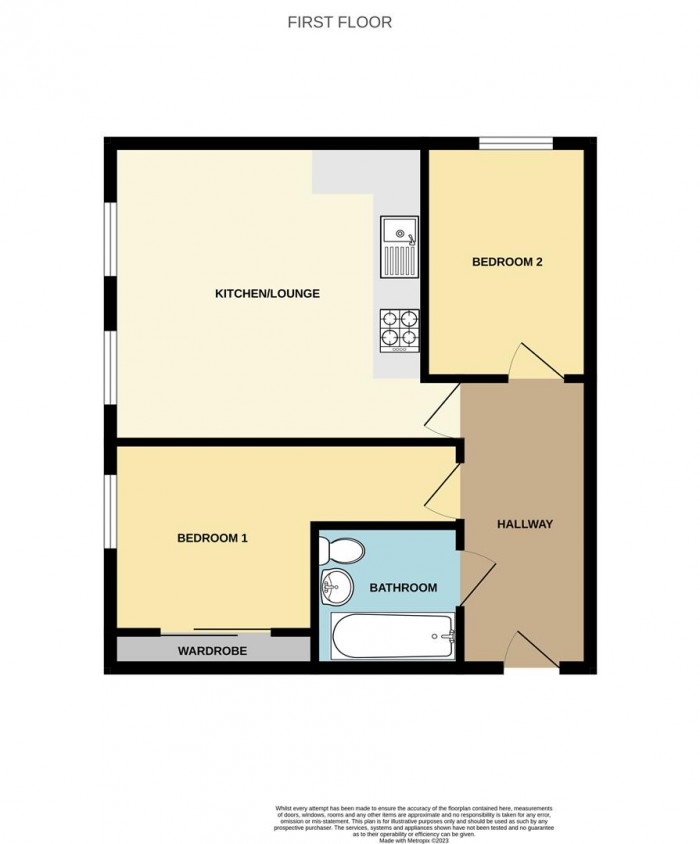 Floorplan for Alexandra Road, Newhall, Harlow