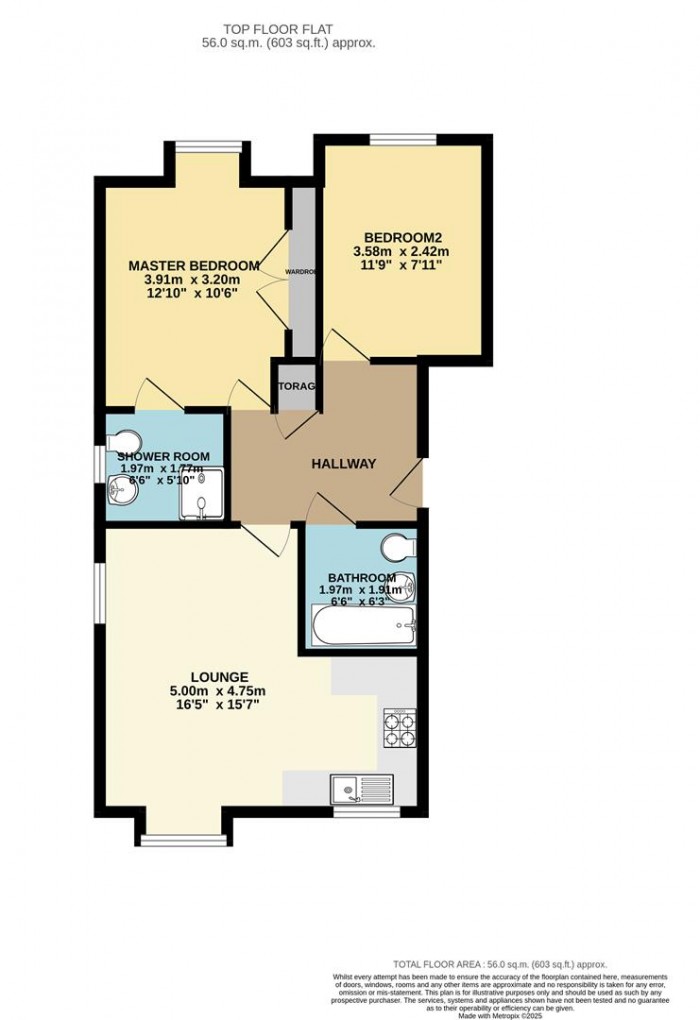 Floorplan for Riverhead Close, London