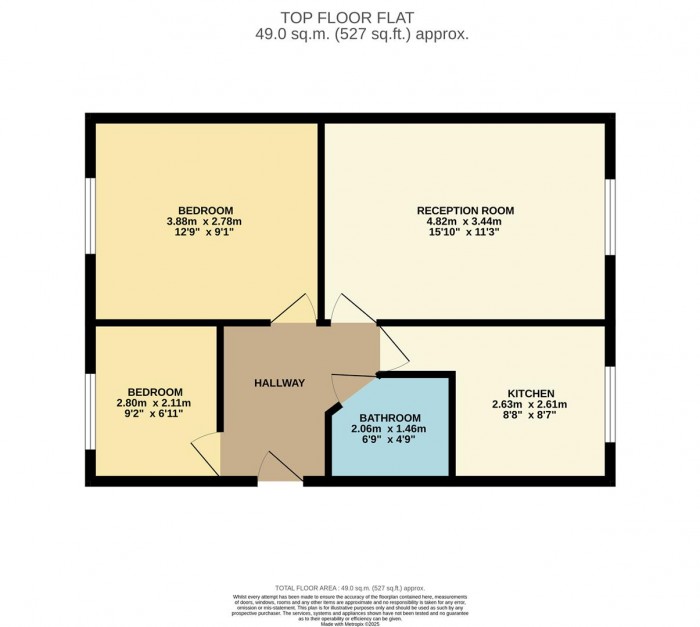 Floorplan for Liden Close, Walthamstow