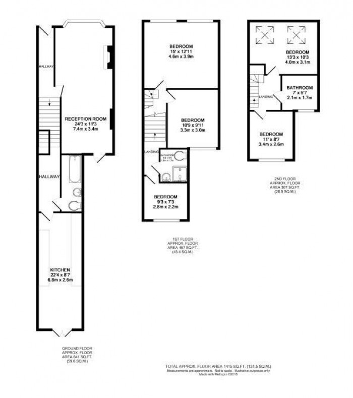 Floorplan for Westerham Road, London