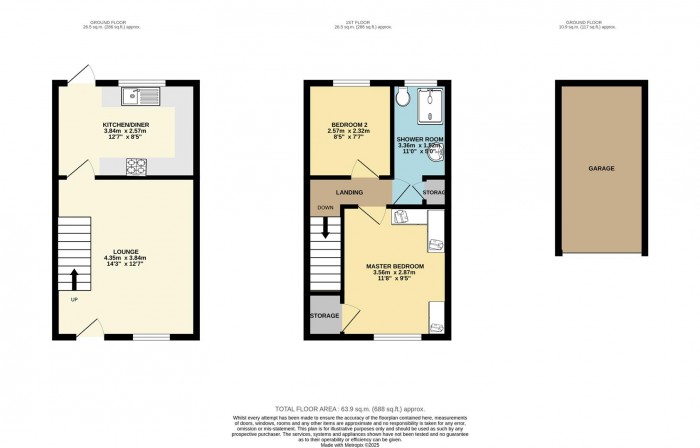 Floorplan for Sibneys Green, Harlow