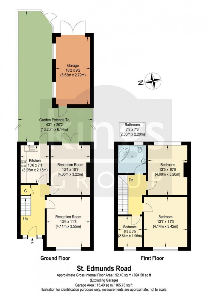 Floorplan for St. Edmunds Road, Edmonton, N9