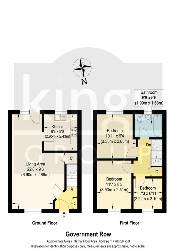 Floorplan for Government Row, Enfield
