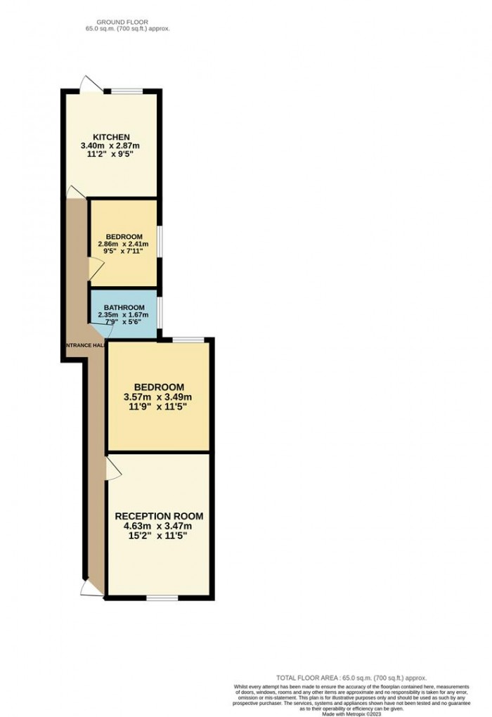 Floorplan for Markhouse Road, London