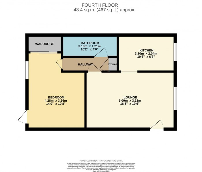 Floorplan for Trapstyle Road, Ware