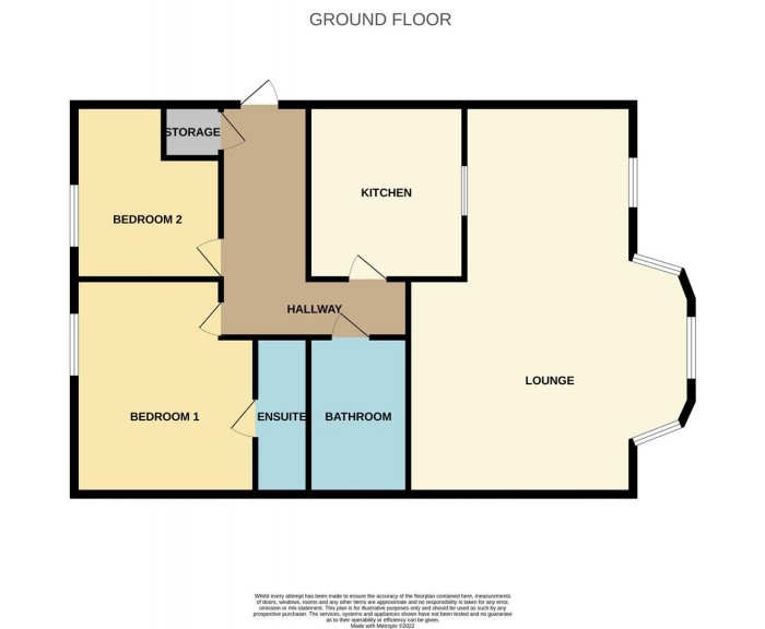 Floorplan for Trinity Avenue, Enfield