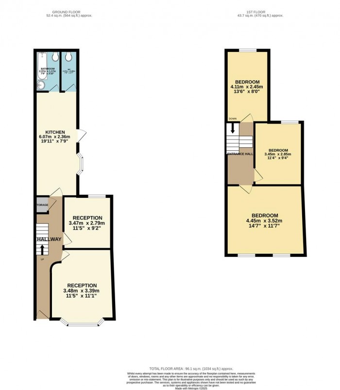 Floorplan for Buxton Road, Walthamstow