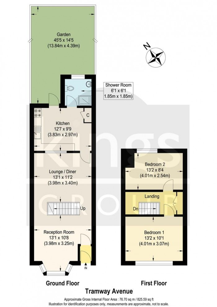 Floorplan for Tramway Avenue, Edmonton, N9