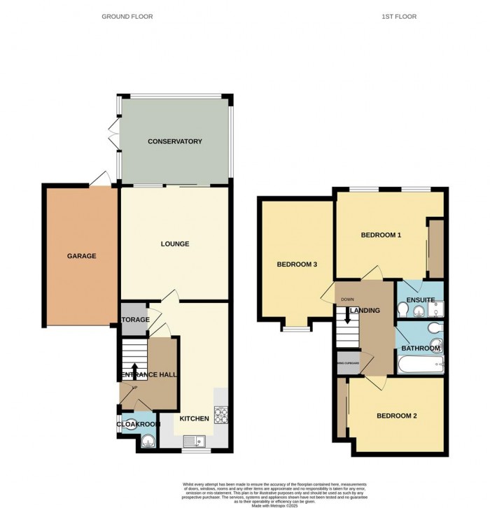 Floorplan for Bentley Drive, Church Langley