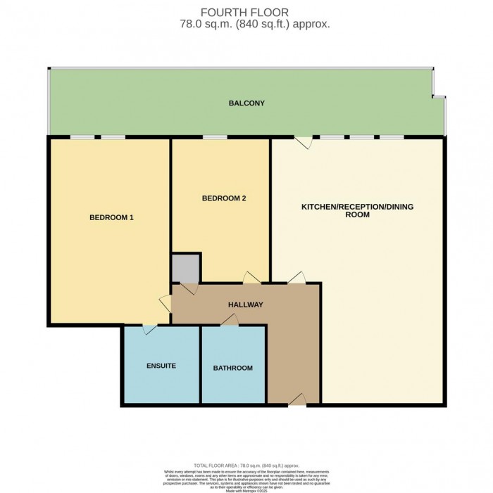 Floorplan for Eaton Road, Enfield