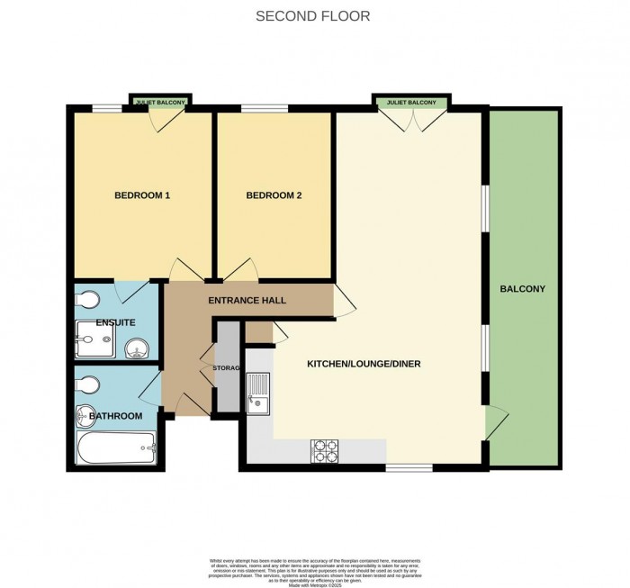 Floorplan for Crossbill Way, Newhall, Harlow