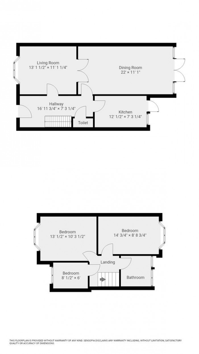 Floorplan for Waltham Way, London