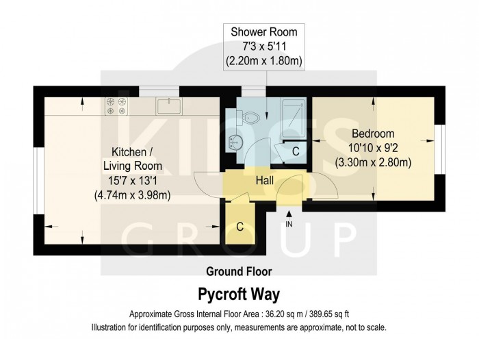 Floorplan for Pycroft Way, Edmonton, N9